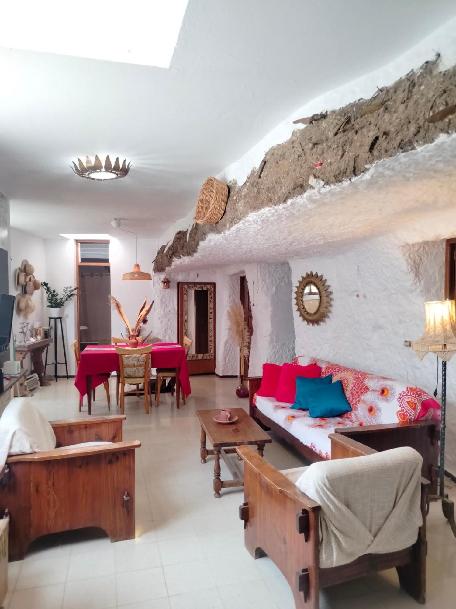 Casa Cueva Rural Trebola, Artenara Juncalillo Exteriör bild